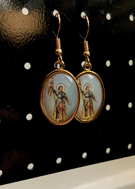 Pendientes Santa Juana de Arco