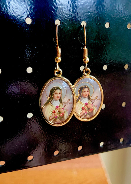 St. Therese of Lisieux Earrings