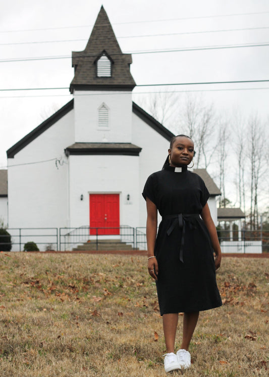 Vespers Linen Blend Clergy Dress